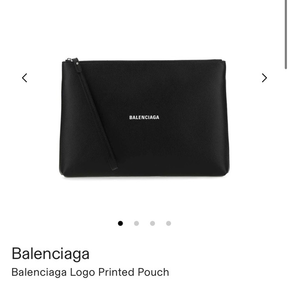 Balenciaga Leather Pouch with Wrist Strap - BRAND NEW WITH TAG - Picture 1 of 3